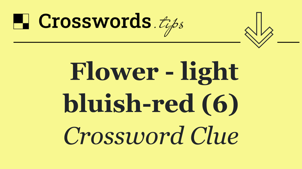 Flower   light bluish red (6)