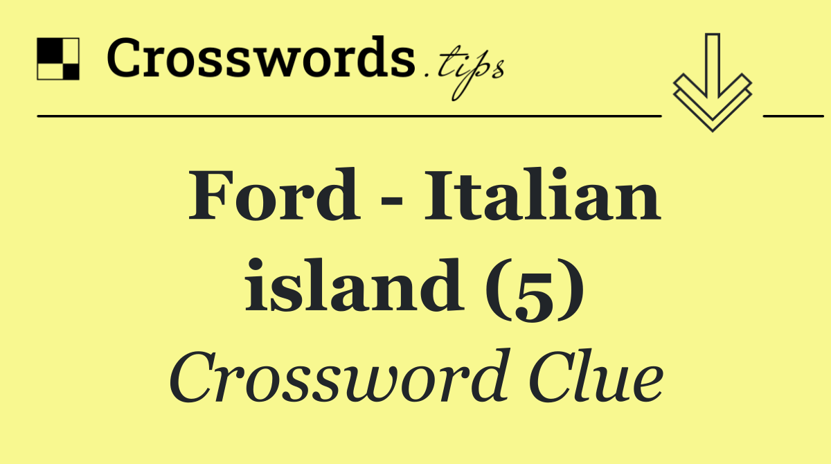 Ford   Italian island (5)