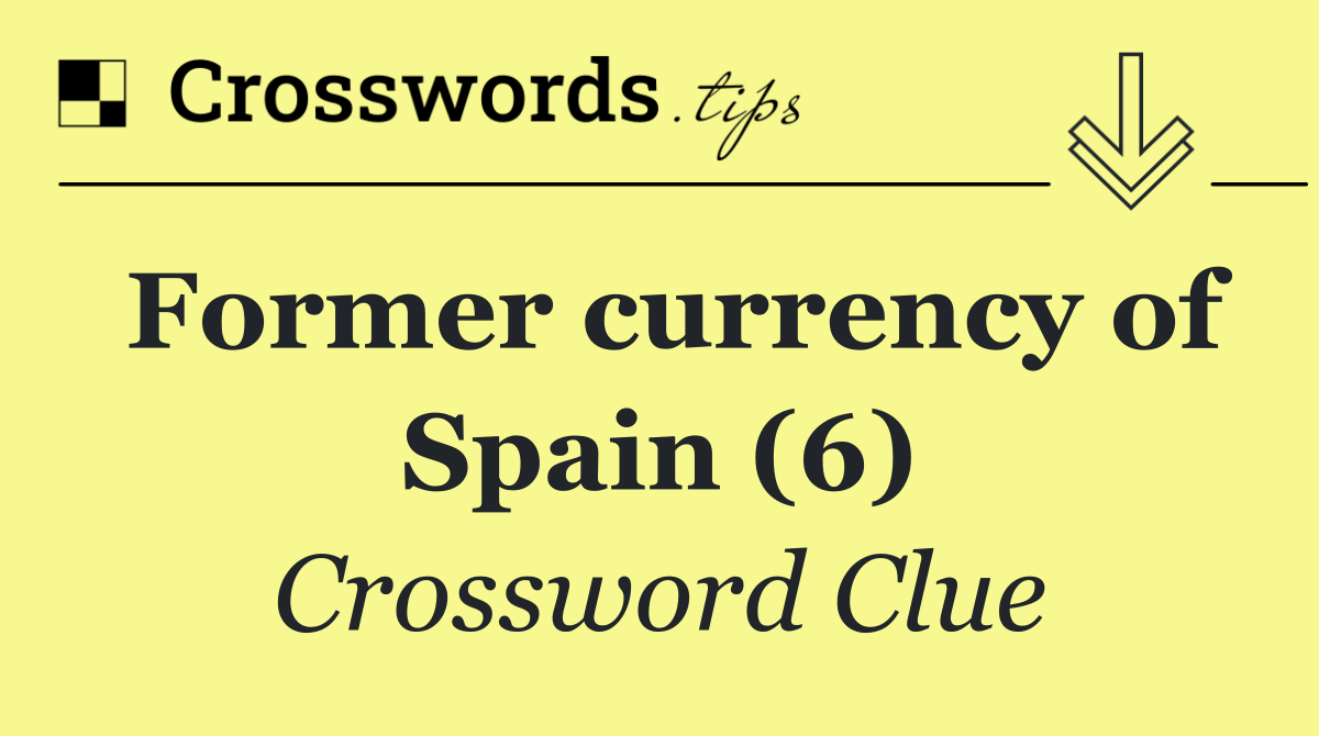 Former currency of Spain (6)