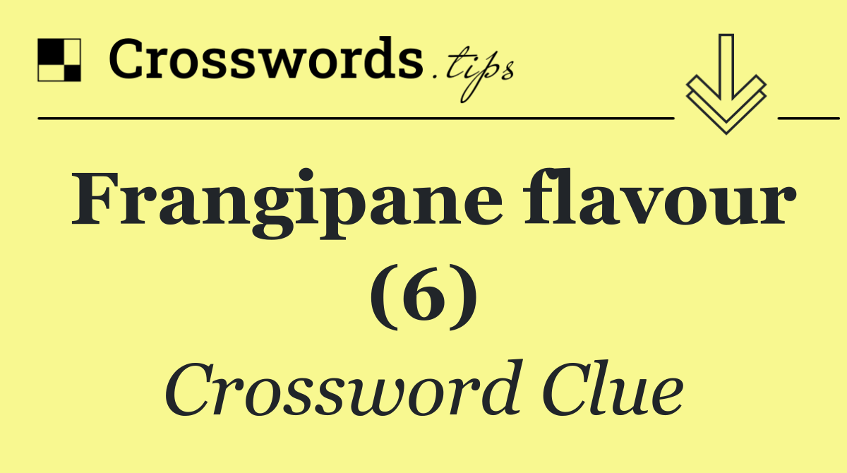 Frangipane flavour (6)