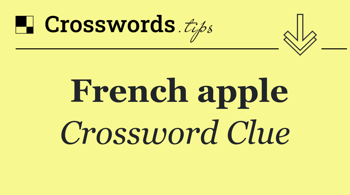 French apple