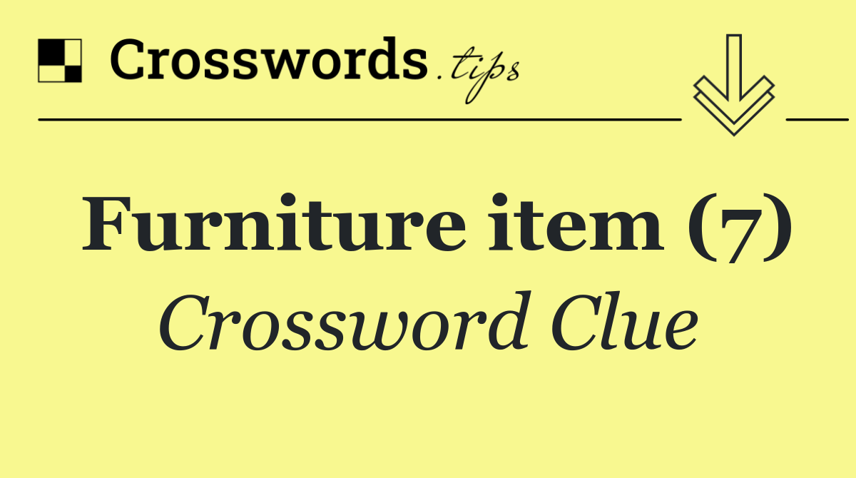 Furniture item (7)