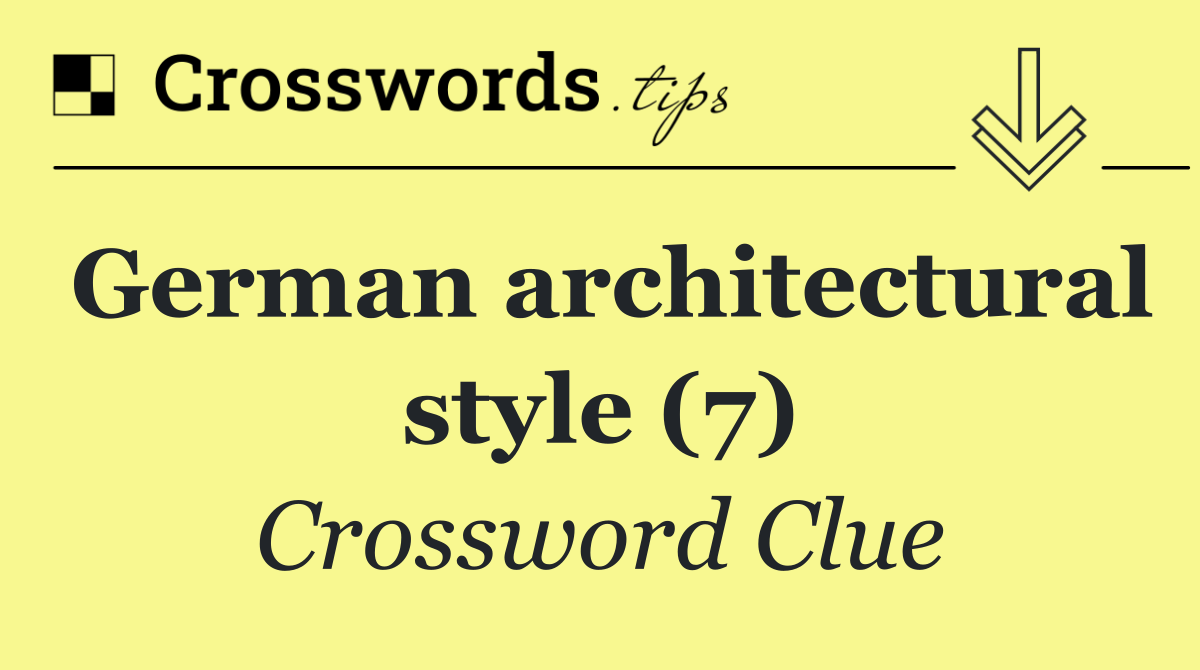 German architectural style (7)