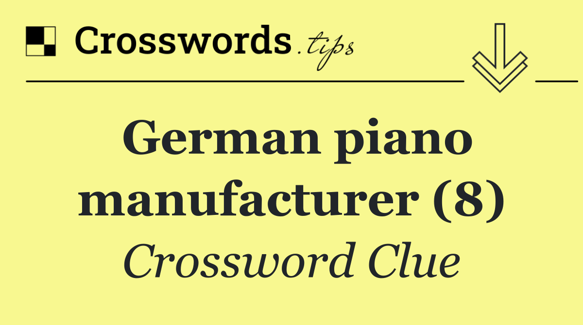 German piano manufacturer (8)