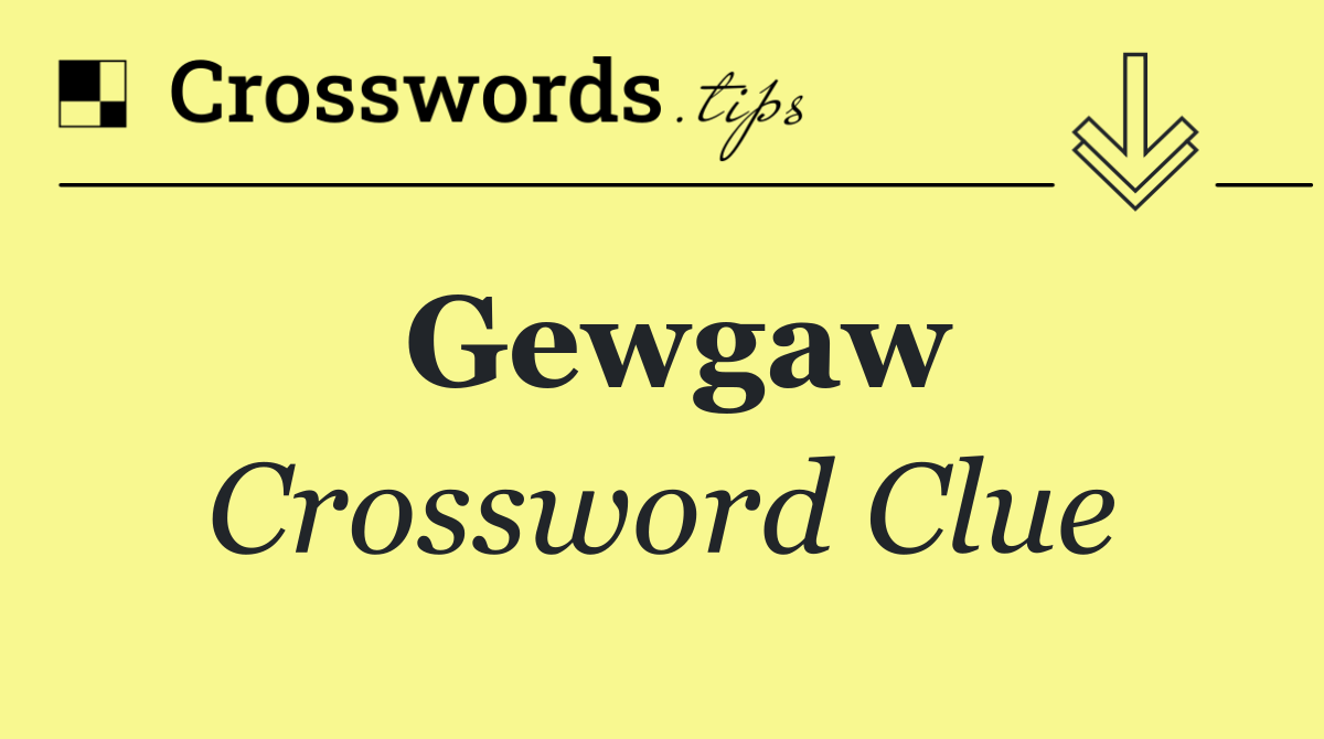 Gewgaw