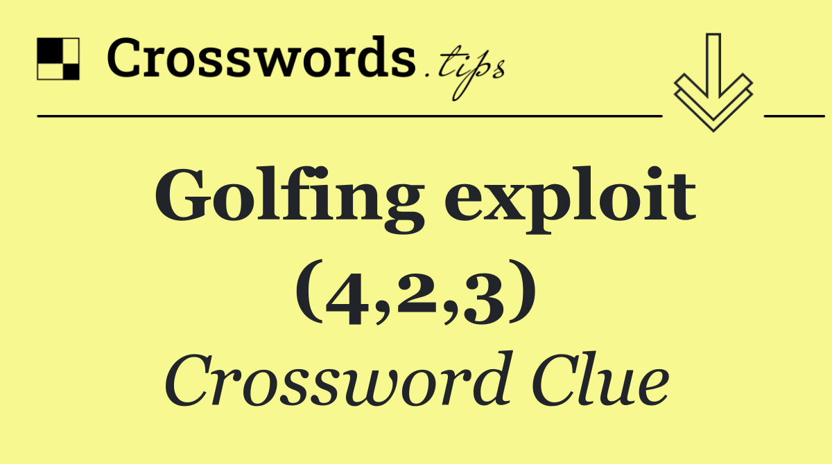 Golfing exploit (4,2,3)