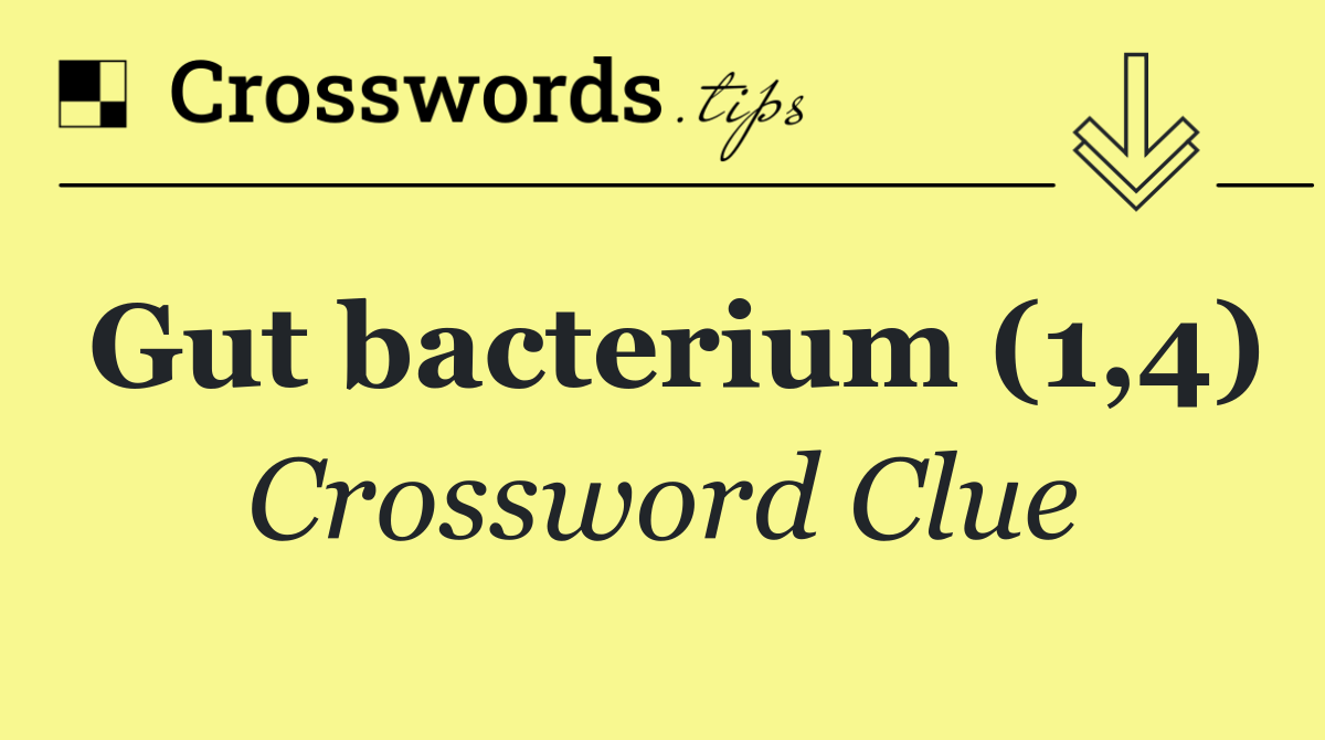 Gut bacterium (1,4)