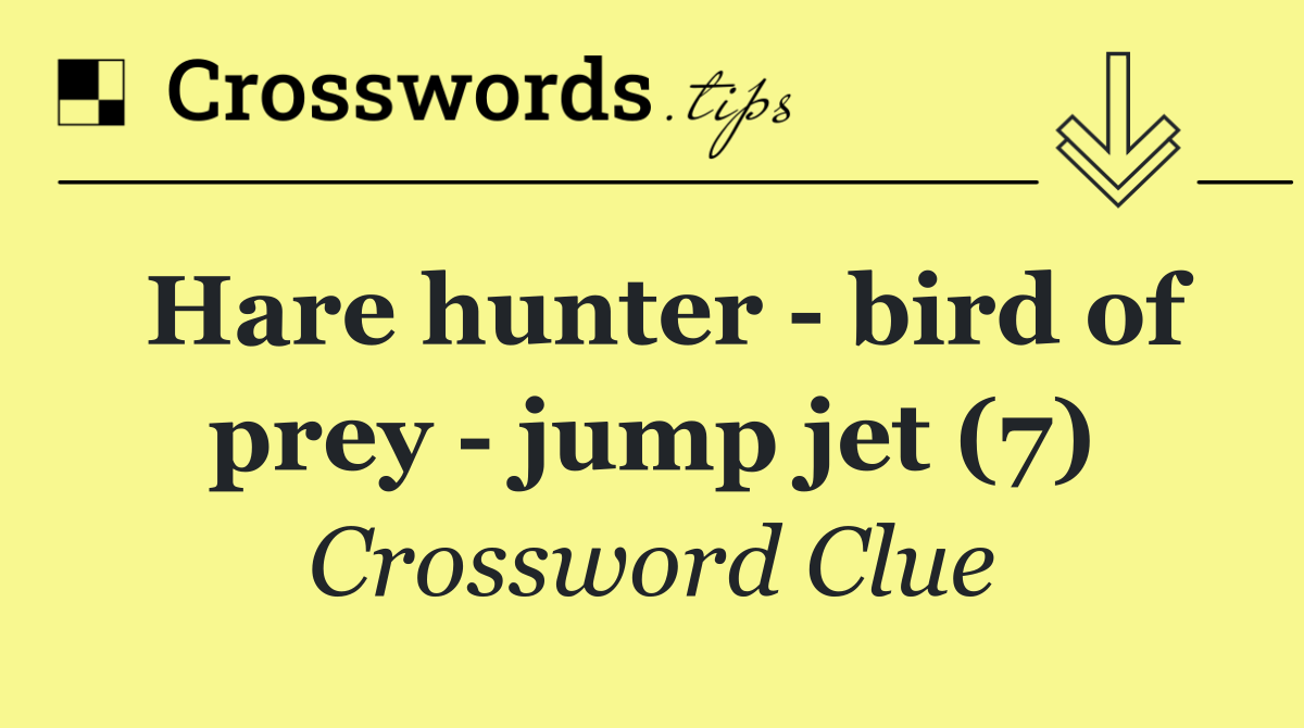 Hare hunter   bird of prey   jump jet (7)