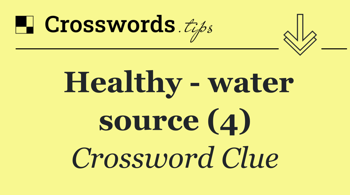 Healthy   water source (4)