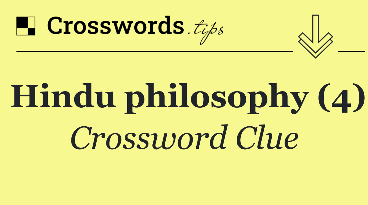 Hindu philosophy (4)