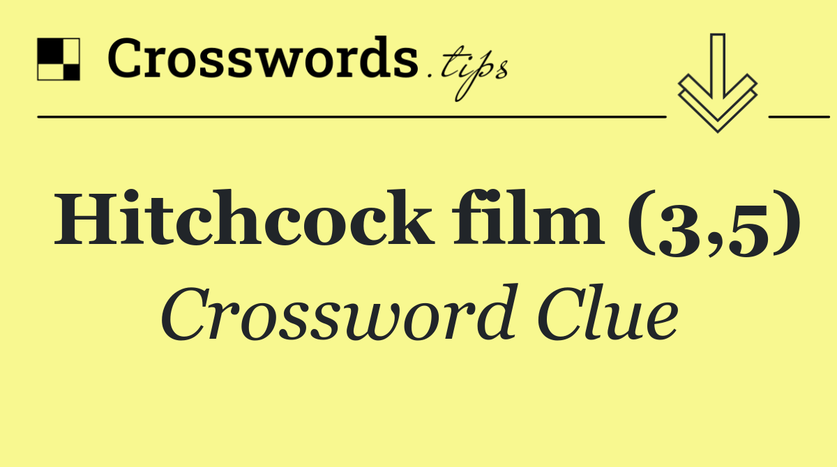 Hitchcock film (3,5)
