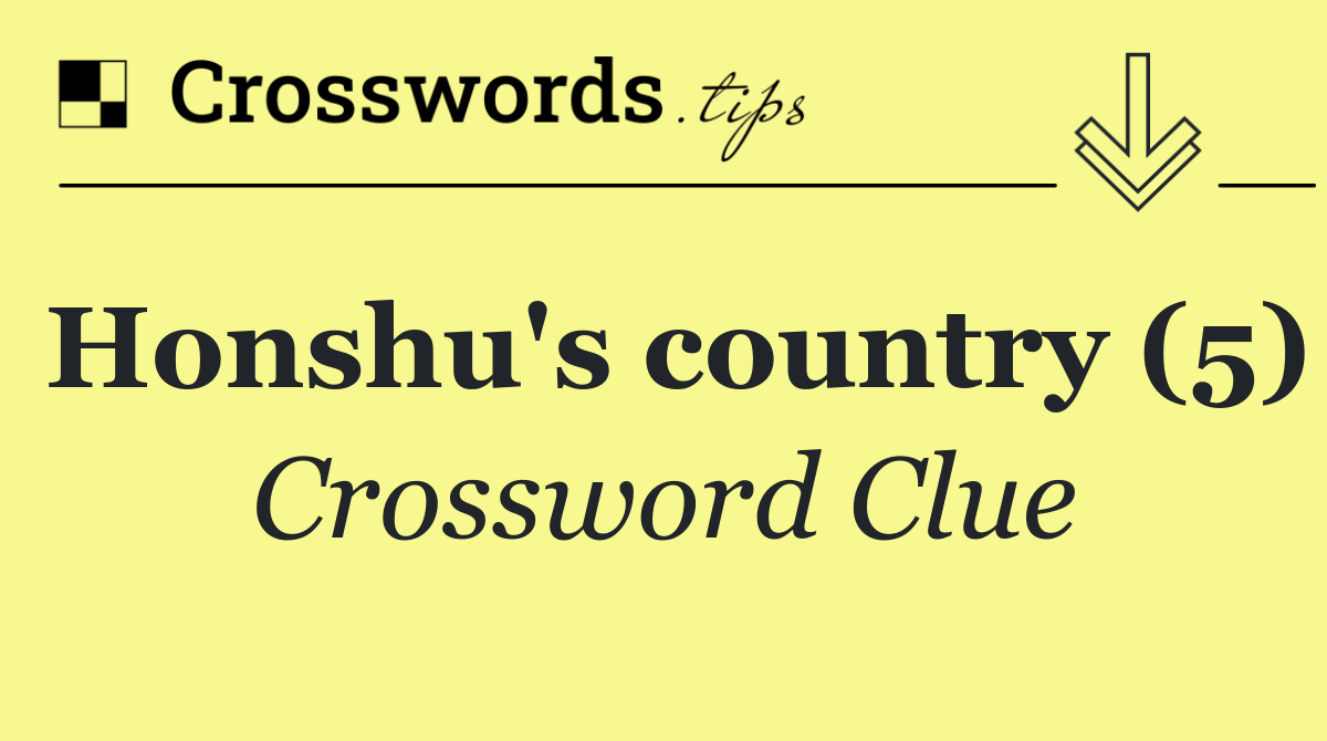 Honshu's country (5)