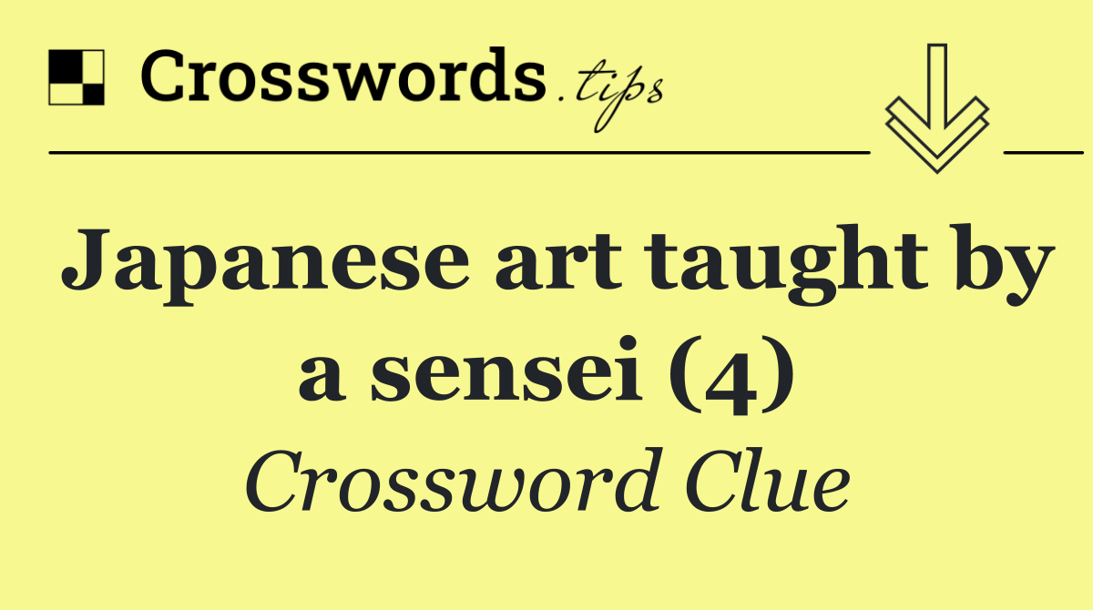 Japanese art taught by a sensei (4)