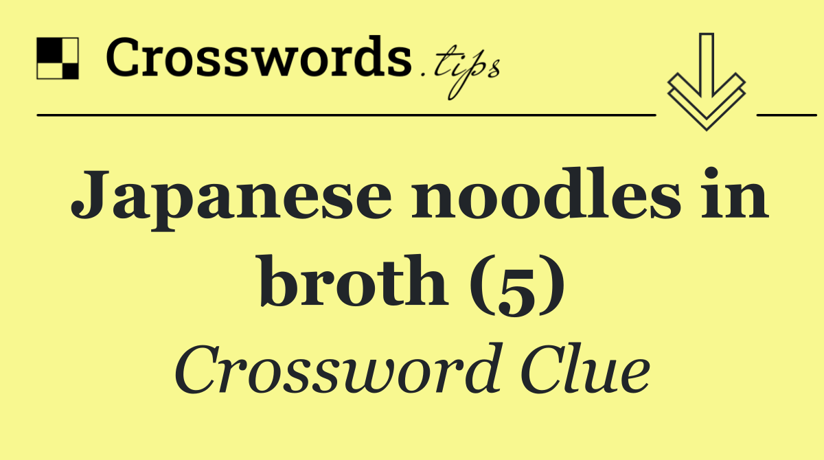 Japanese noodles in broth (5)