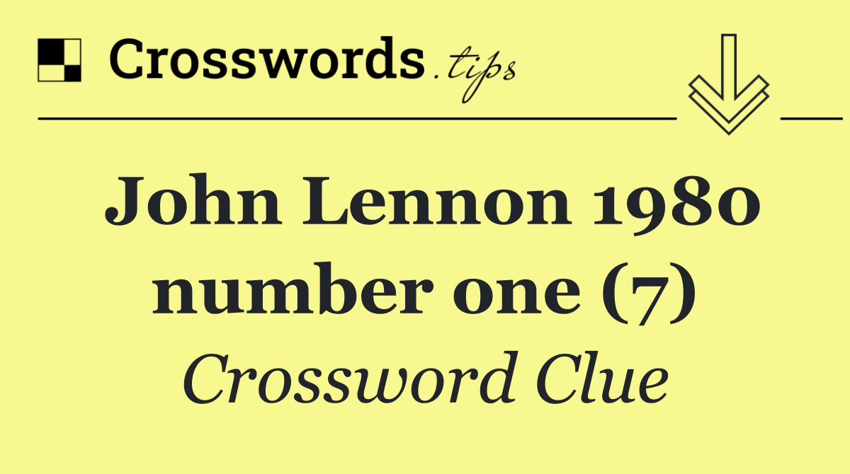 John Lennon 1980 number one (7)
