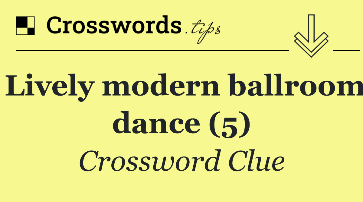 Lively modern ballroom dance (5)