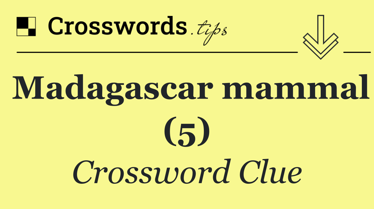 Madagascar mammal (5)