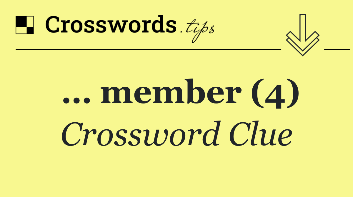 … member (4)