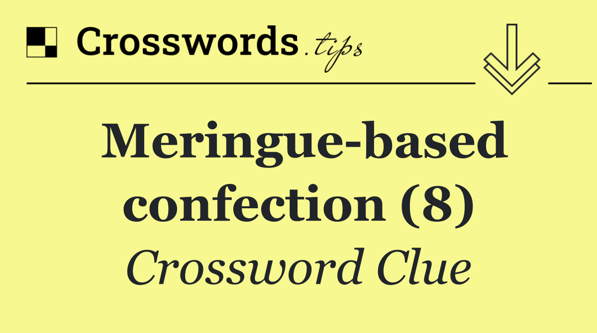 Meringue based confection (8)