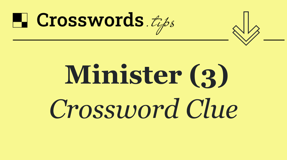 Minister (3)