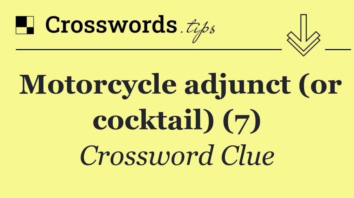 Motorcycle adjunct (or cocktail) (7)