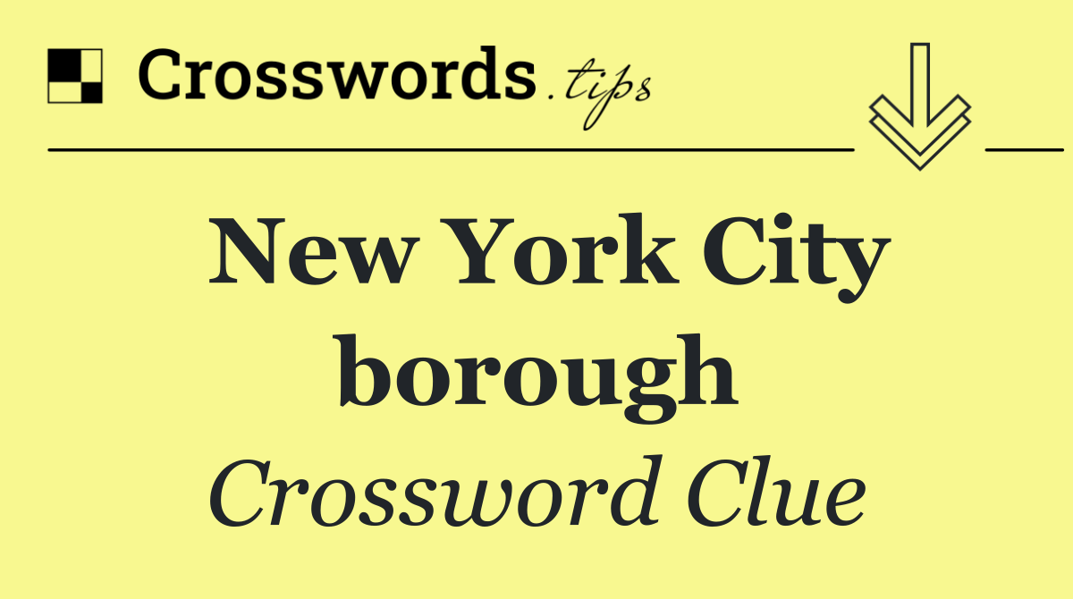 New York City borough