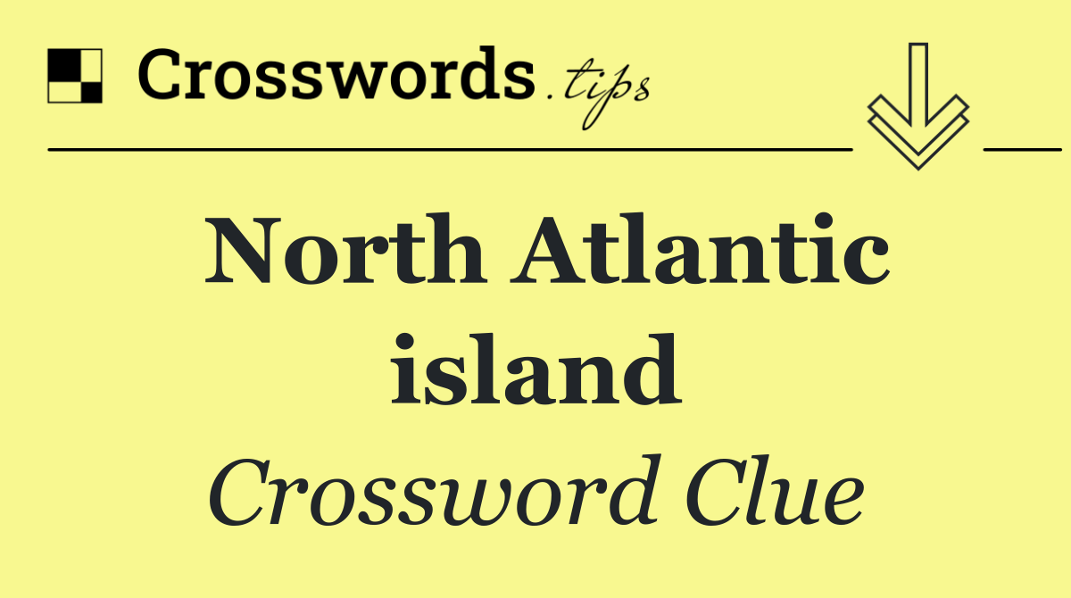 North Atlantic island