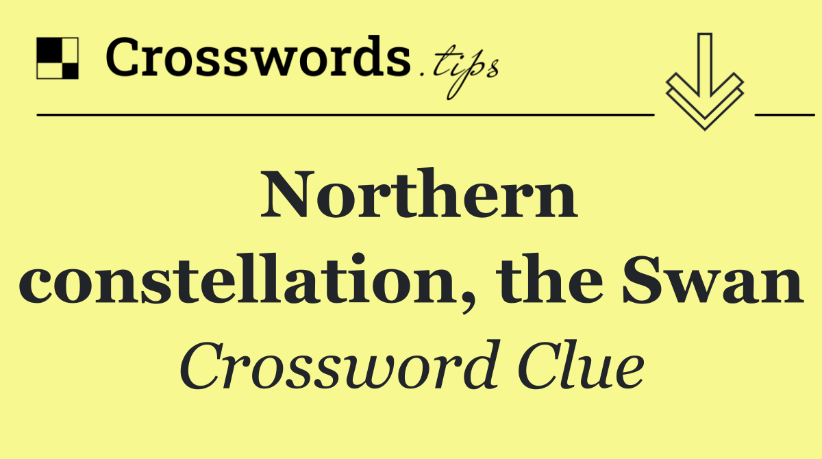 Northern constellation, the Swan