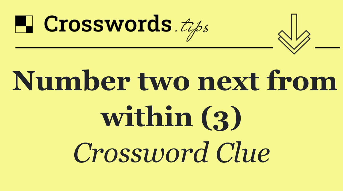 Number two next from within (3)