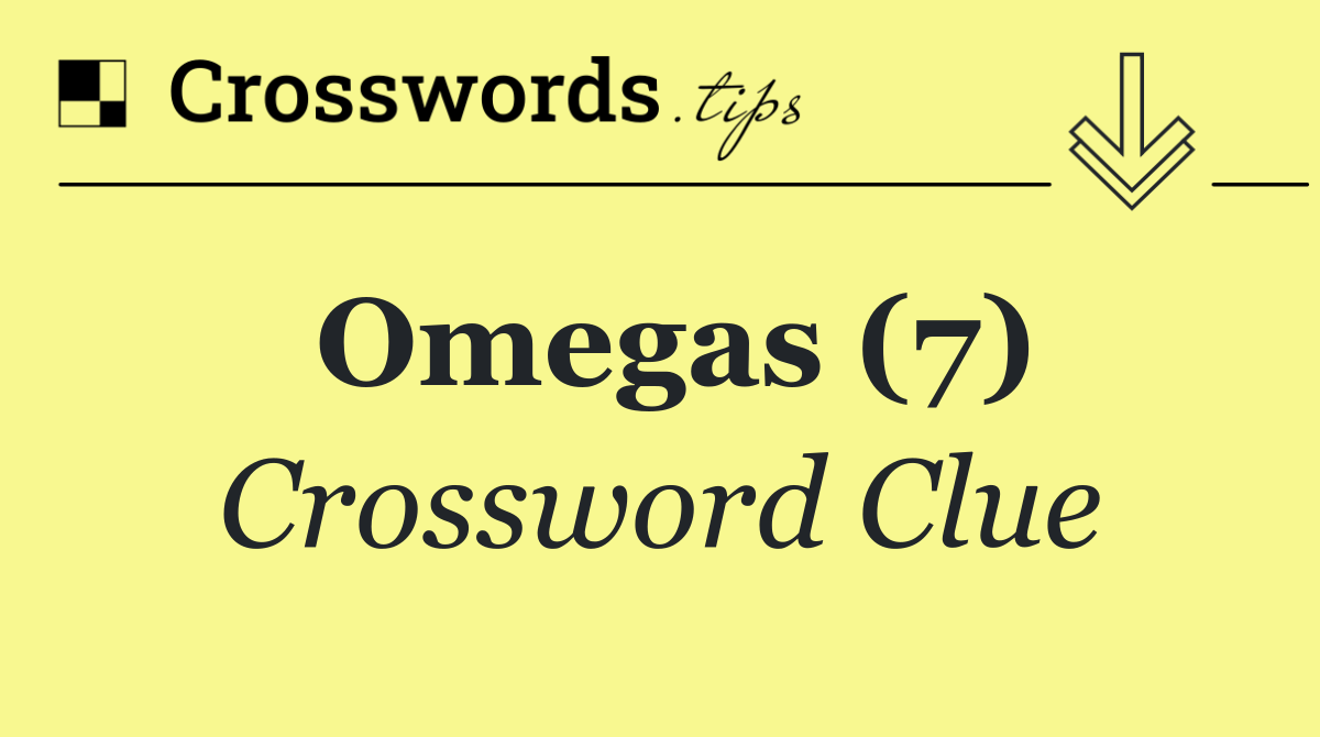 Omegas (7)