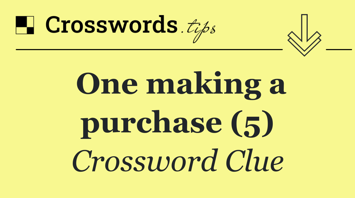 One making a purchase (5)