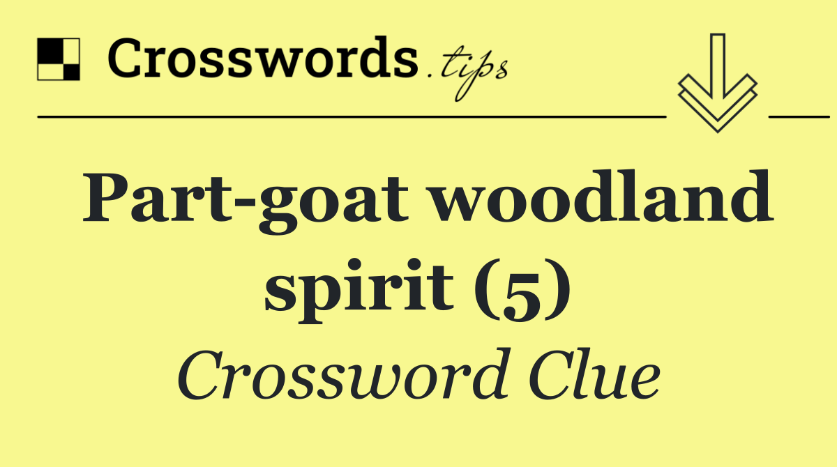 Part goat woodland spirit (5)
