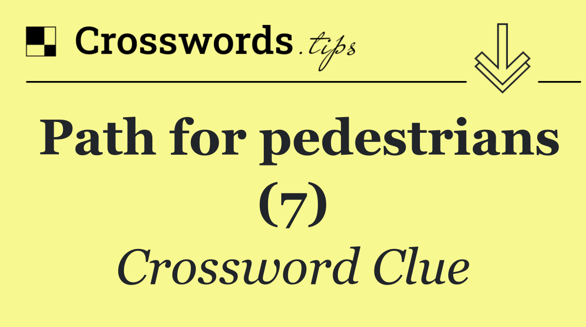 Path for pedestrians (7)