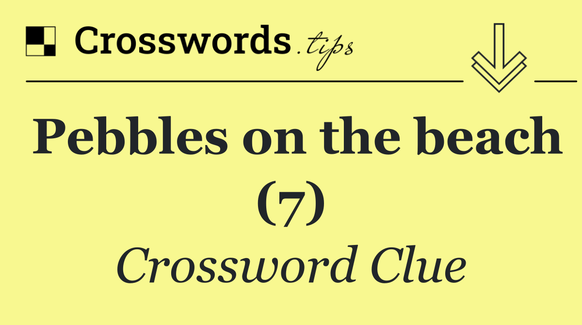 Pebbles on the beach (7)