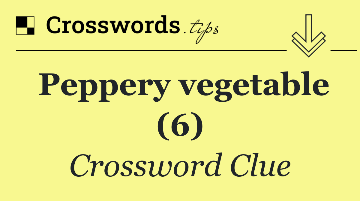Peppery vegetable (6)