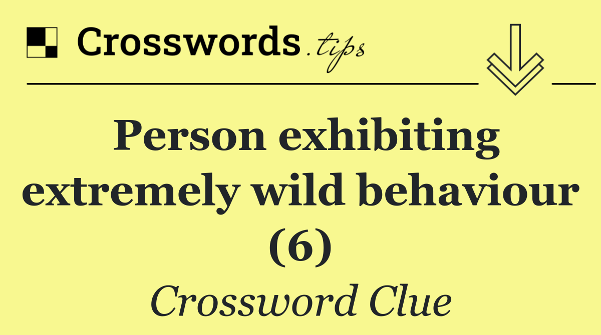Person exhibiting extremely wild behaviour (6)