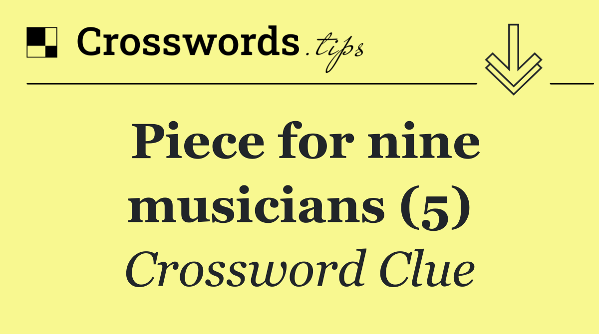 Piece for nine musicians (5)