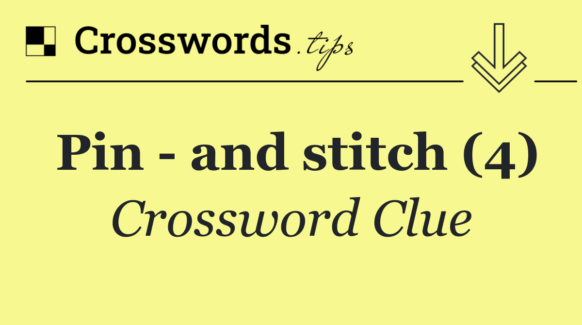 Pin   and stitch (4)