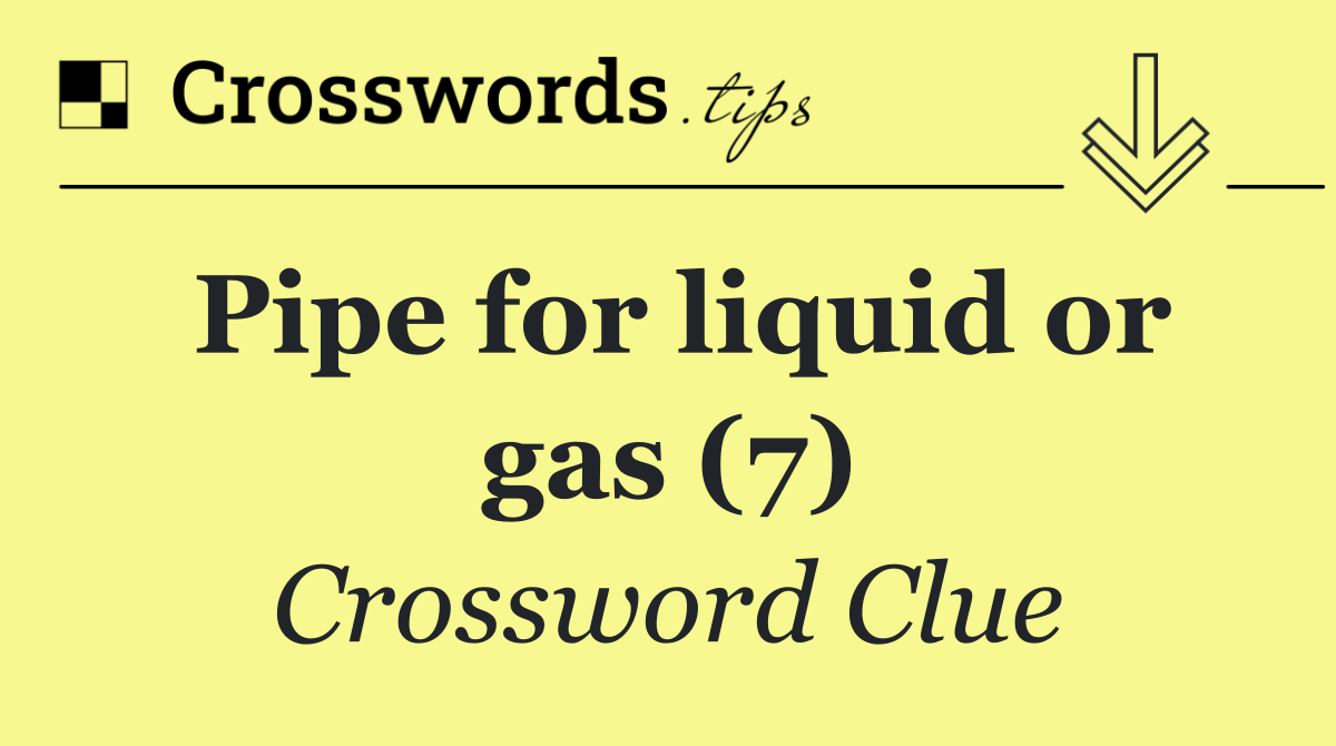 Pipe for liquid or gas (7)