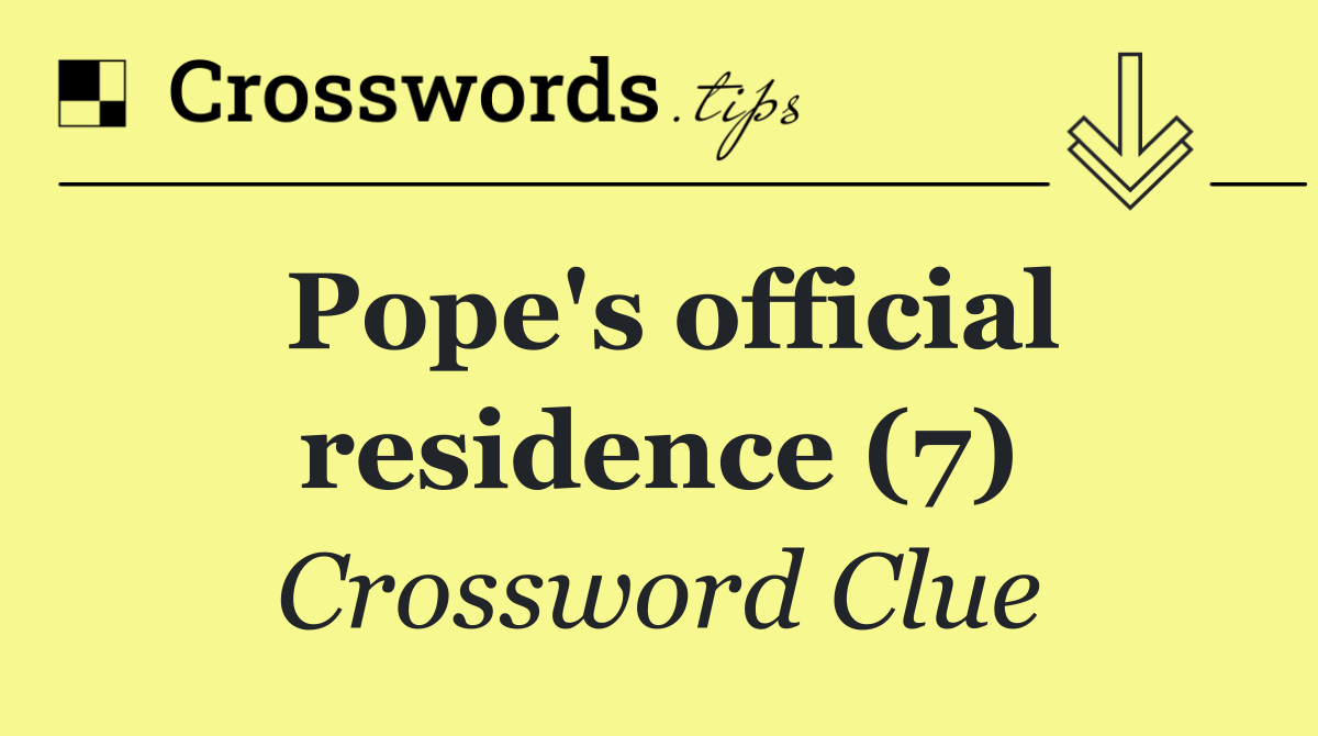 Pope's official residence (7)