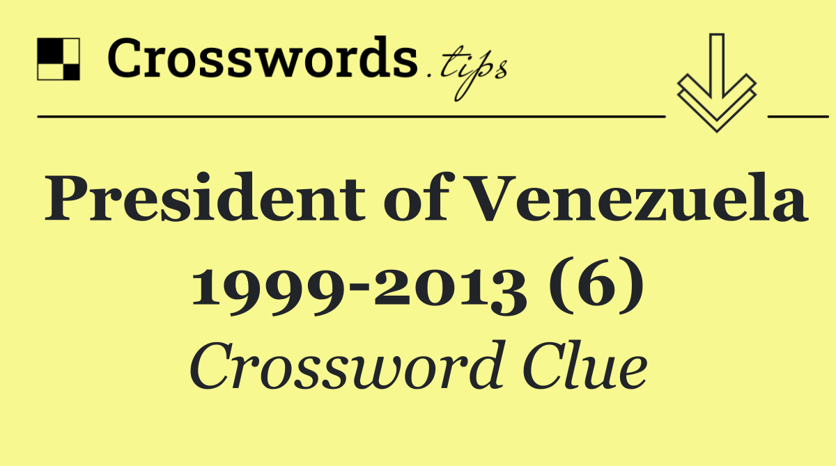 President of Venezuela 1999 2013 (6)