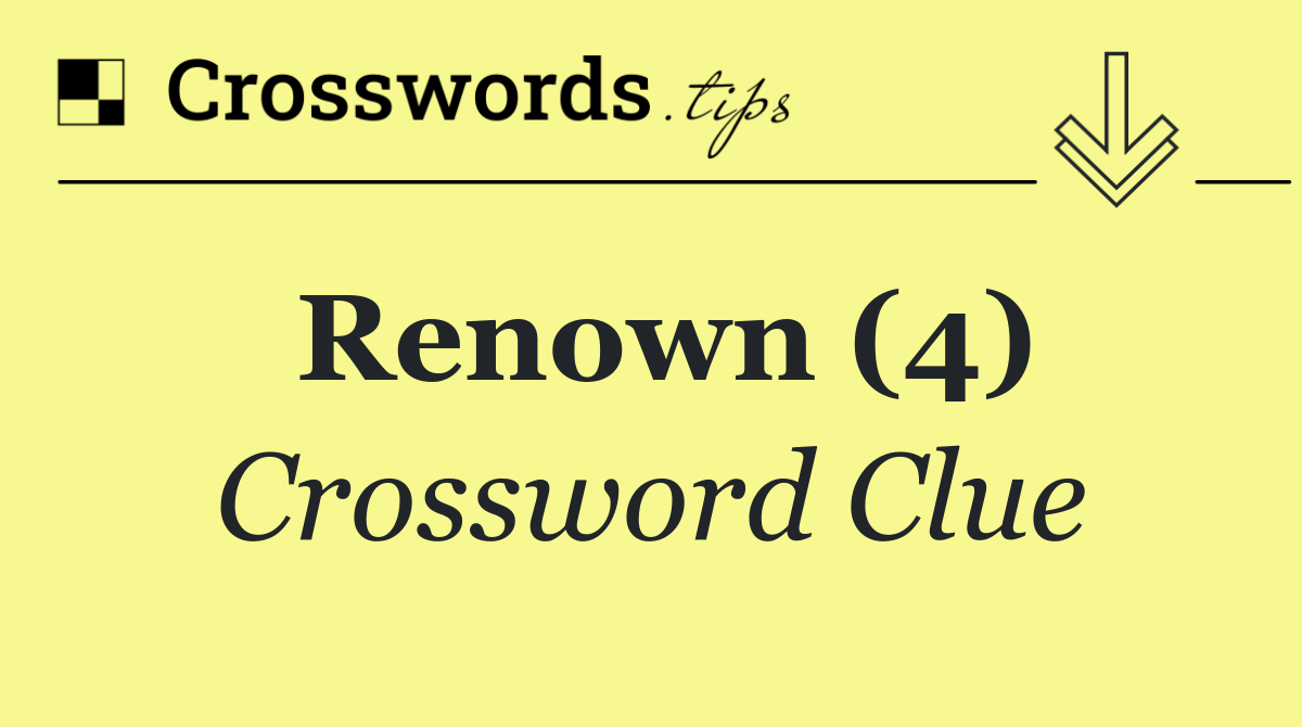 Renown (4)