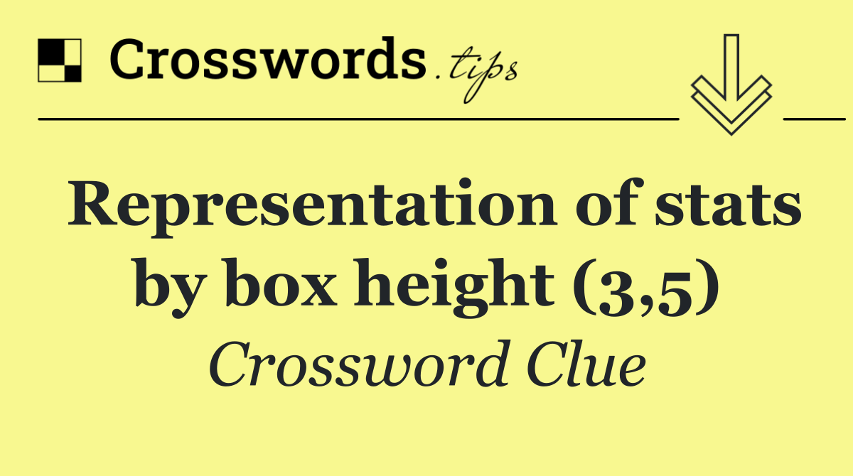 Representation of stats by box height (3,5)