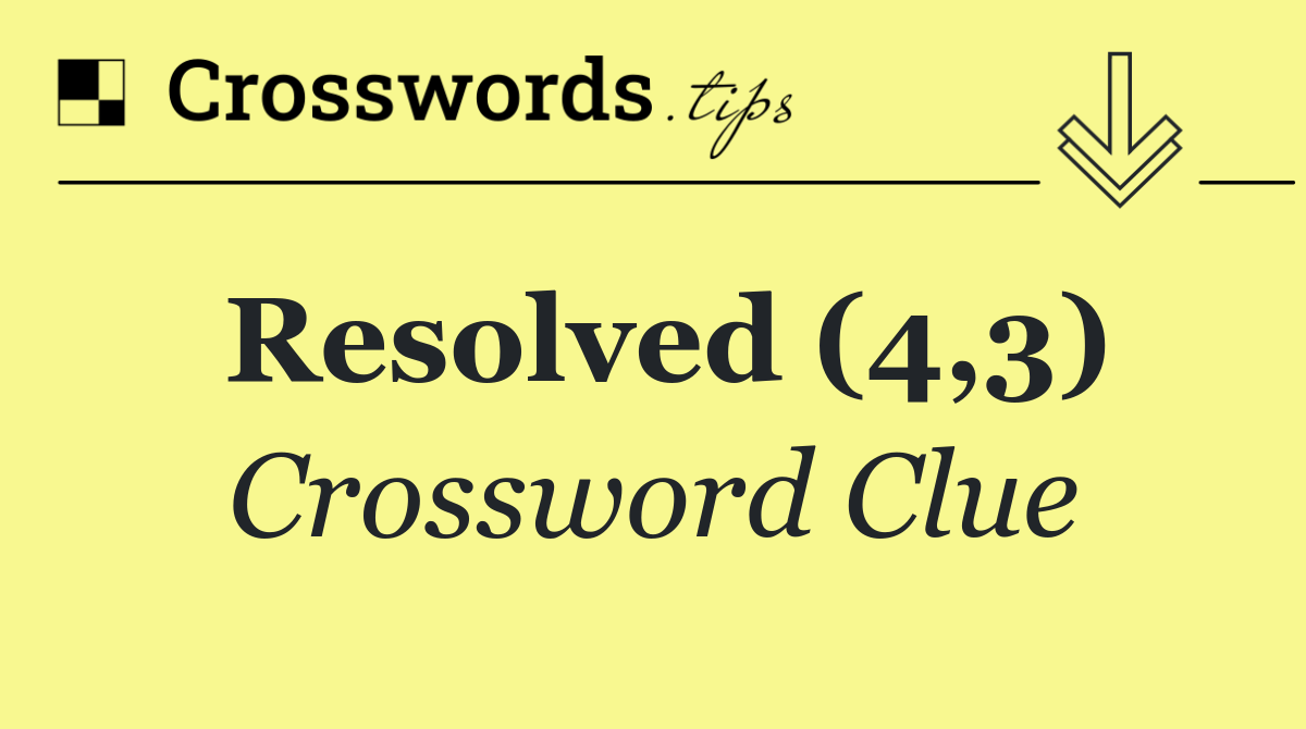 Resolved (4,3)