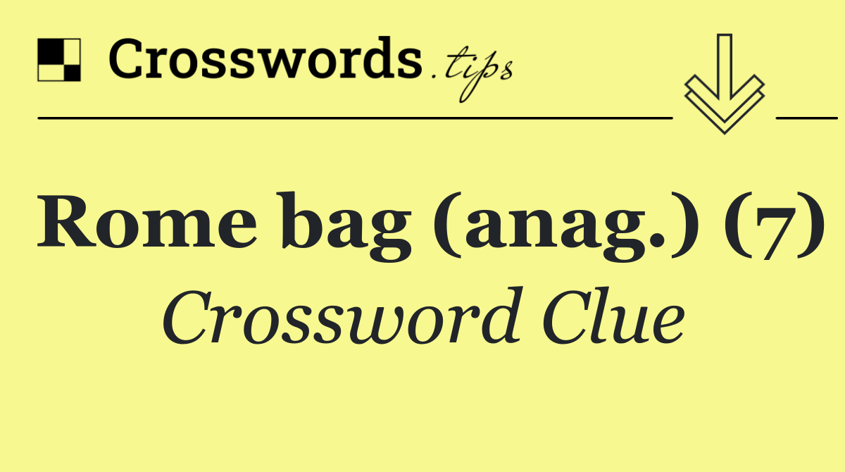 Rome bag (anag.) (7)