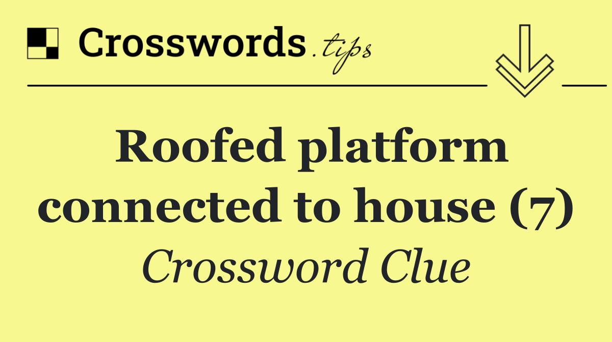 Roofed platform connected to house (7)