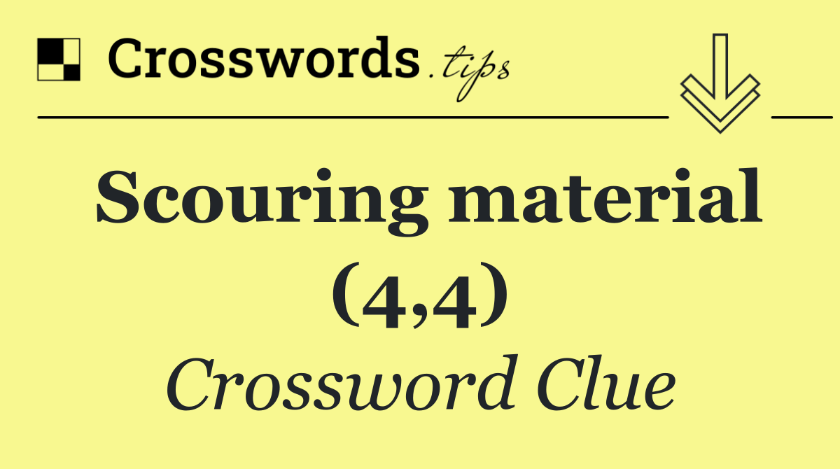 Scouring material (4,4)