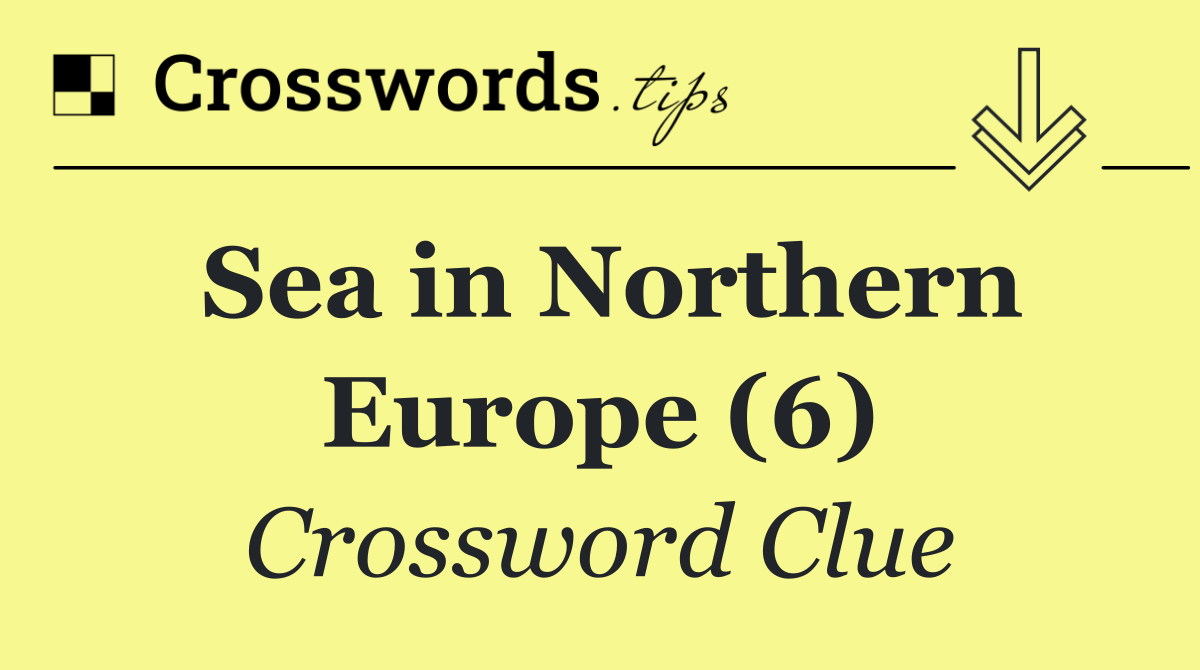 Sea in Northern Europe (6)