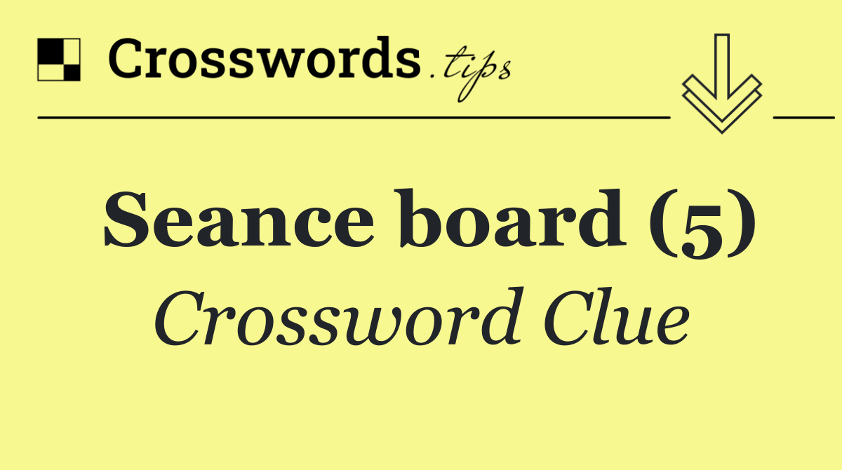 Seance board (5)
