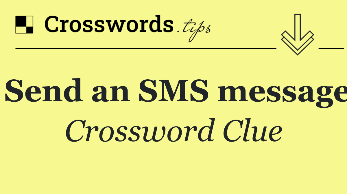 Send an SMS message
